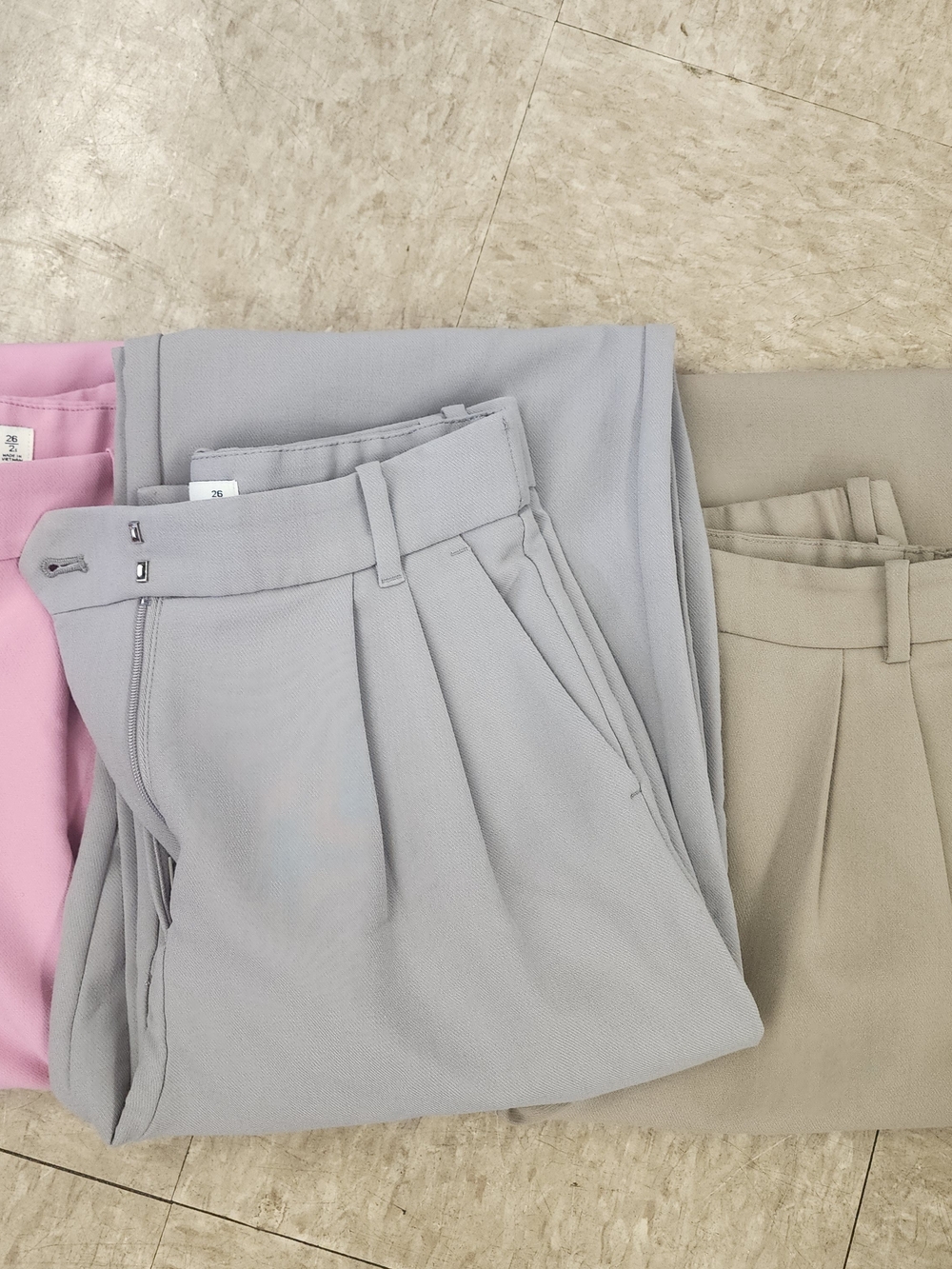 Abercrombie Dress Pants Womens Size 26 Bundle High Rise Wide Leg Set of 3
